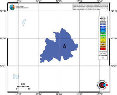 Mappa MCS - territori comuni