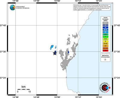 Mappa EMS - territori località