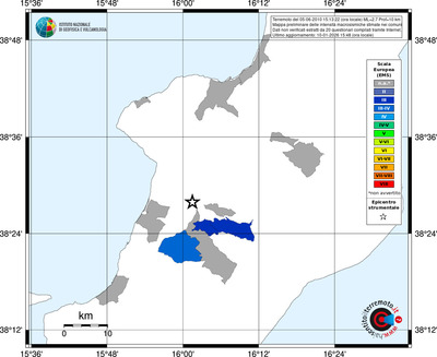 Mappa EMS - territori comuni