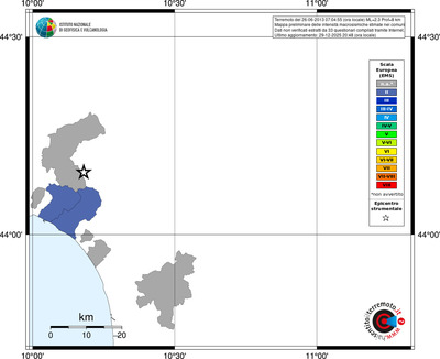Mappa EMS - territori comuni