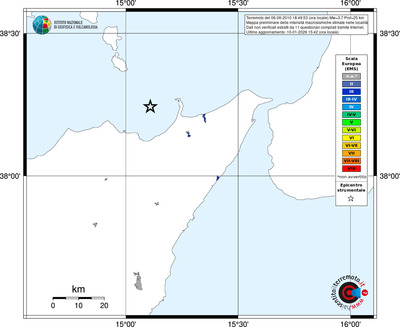 Mappa EMS - territori località