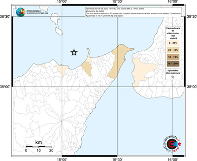 Mappa territorio comunale con almeno 3 questionari