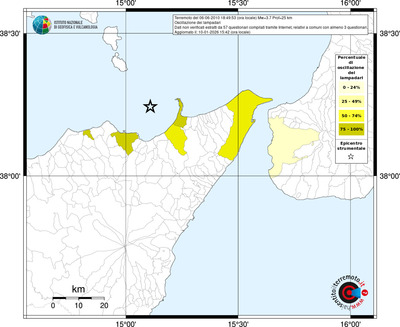 Mappa territorio comunale con almeno 3 questionari