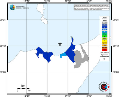 Mappa EMS - territori comuni