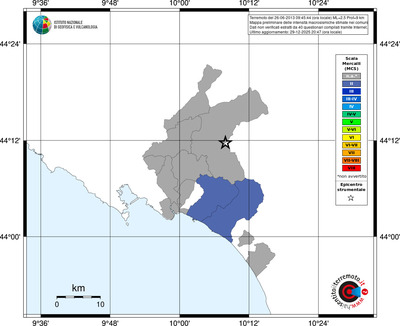 Mappa MCS - territori comuni