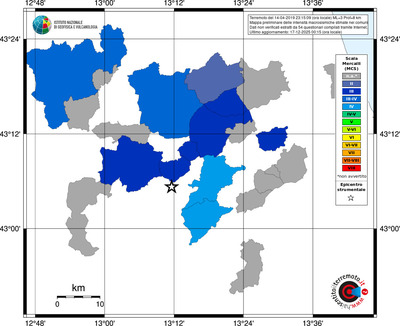 Mappa MCS - territori comuni