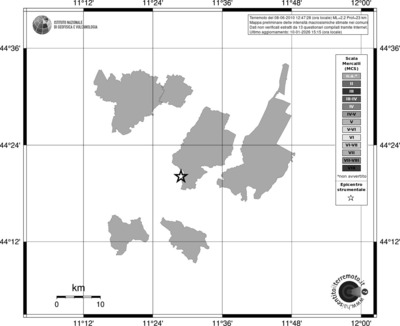 Mappa MCS - territori comuni