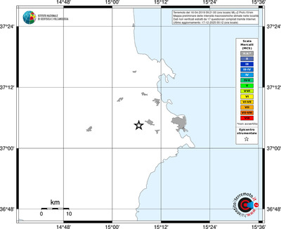 Mappa MCS - territori località