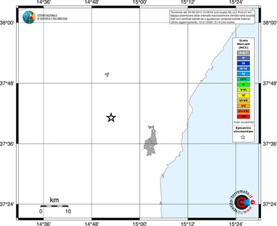 Mappa MCS - territori località