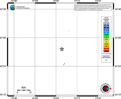 Mappa EMS - territori località