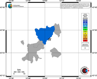 Mappa MCS - territori comuni