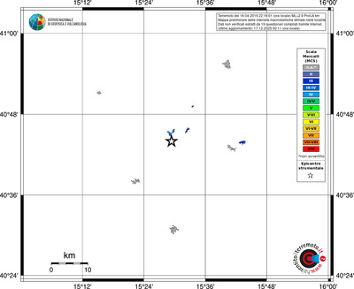 Mappa MCS - territori località