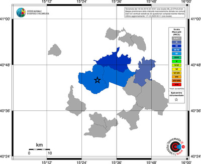 Mappa MCS - territori comuni