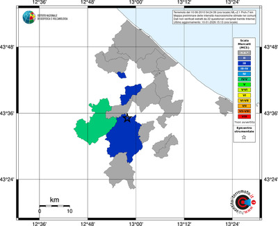 Mappa MCS - territori comuni