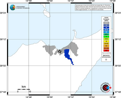 Mappa EMS - territori comuni