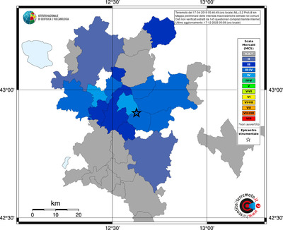 Mappa MCS - territori comuni