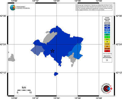 Mappa MCS - territori comuni