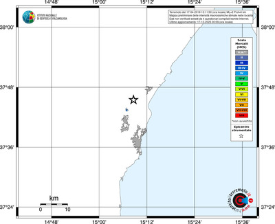 Mappa MCS - territori località