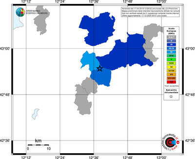 Mappa EMS - territori comuni