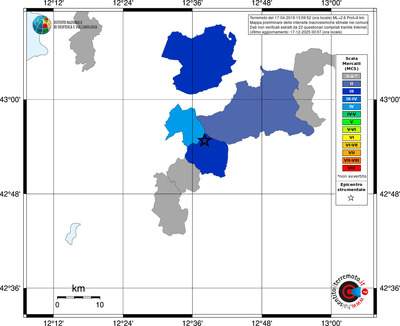 Mappa MCS - territori comuni