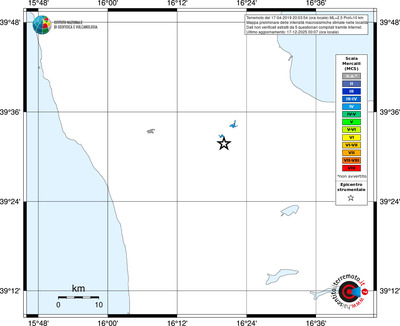 Mappa MCS - territori località