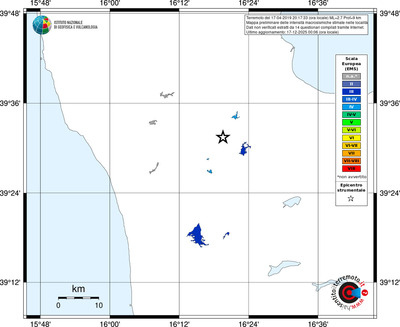 Mappa EMS - territori località
