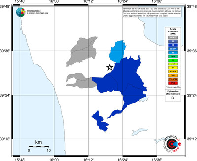Mappa EMS - territori comuni