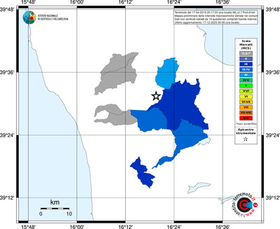 Mappa MCS - territori comuni