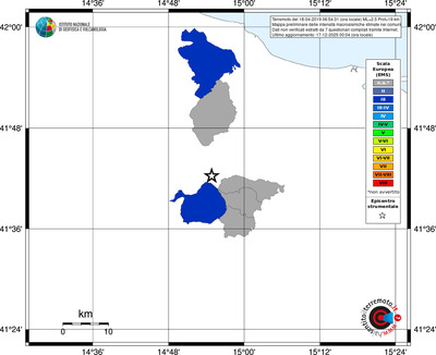 Mappa EMS - territori comuni