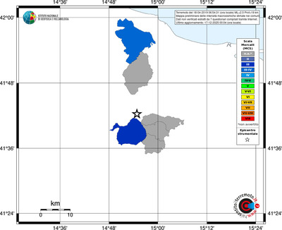 Mappa MCS - territori comuni