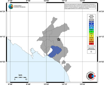 Mappa MCS - territori comuni
