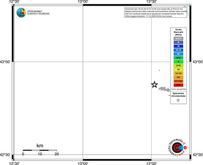 Mappa MCS - territori località
