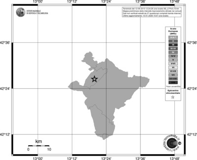 Mappa EMS - territori comuni