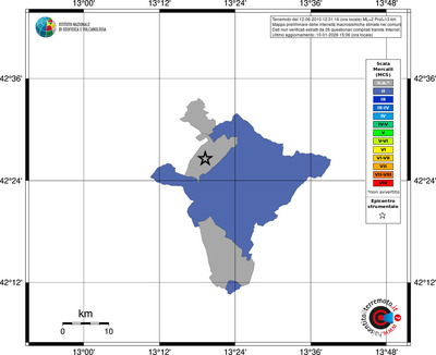 Mappa MCS - territori comuni