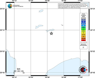 Mappa EMS - territori località