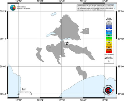 Mappa EMS - territori comuni