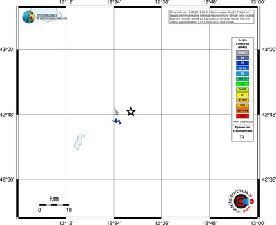 Mappa EMS - territori località