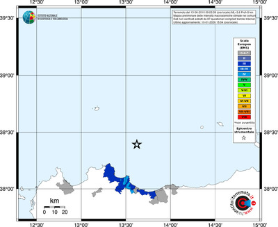 Mappa EMS - territori comuni
