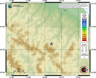 Mappa EMS - località