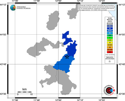 Mappa MCS - territori comuni