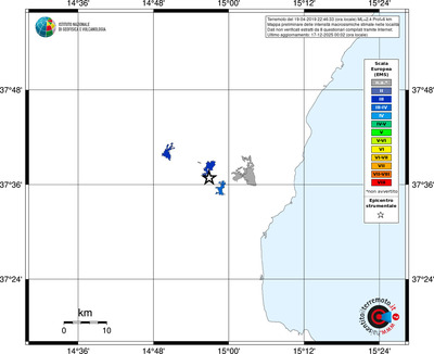 Mappa EMS - territori località