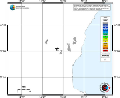 Mappa EMS - territori località