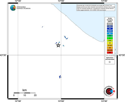 Mappa EMS - territori località