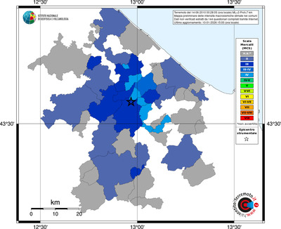 Mappa MCS - territori comuni