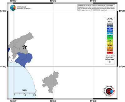 Mappa MCS - territori comuni