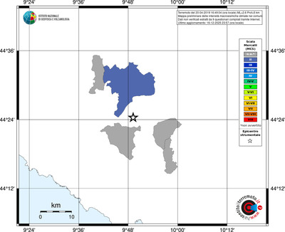 Mappa MCS - territori comuni