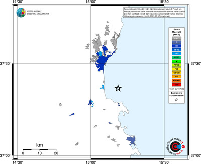 Mappa MCS - territori località