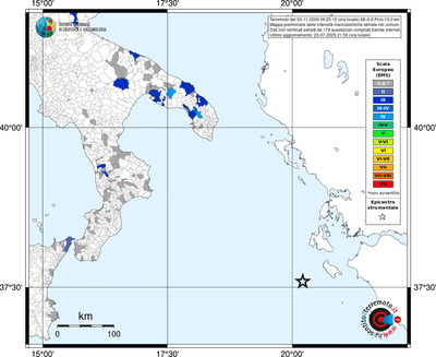 Mappa EMS - territori comunali