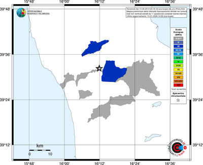 Mappa EMS - territori comuni