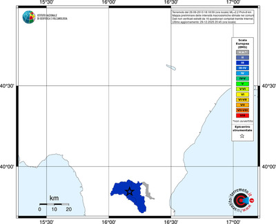 Mappa EMS - territori comuni